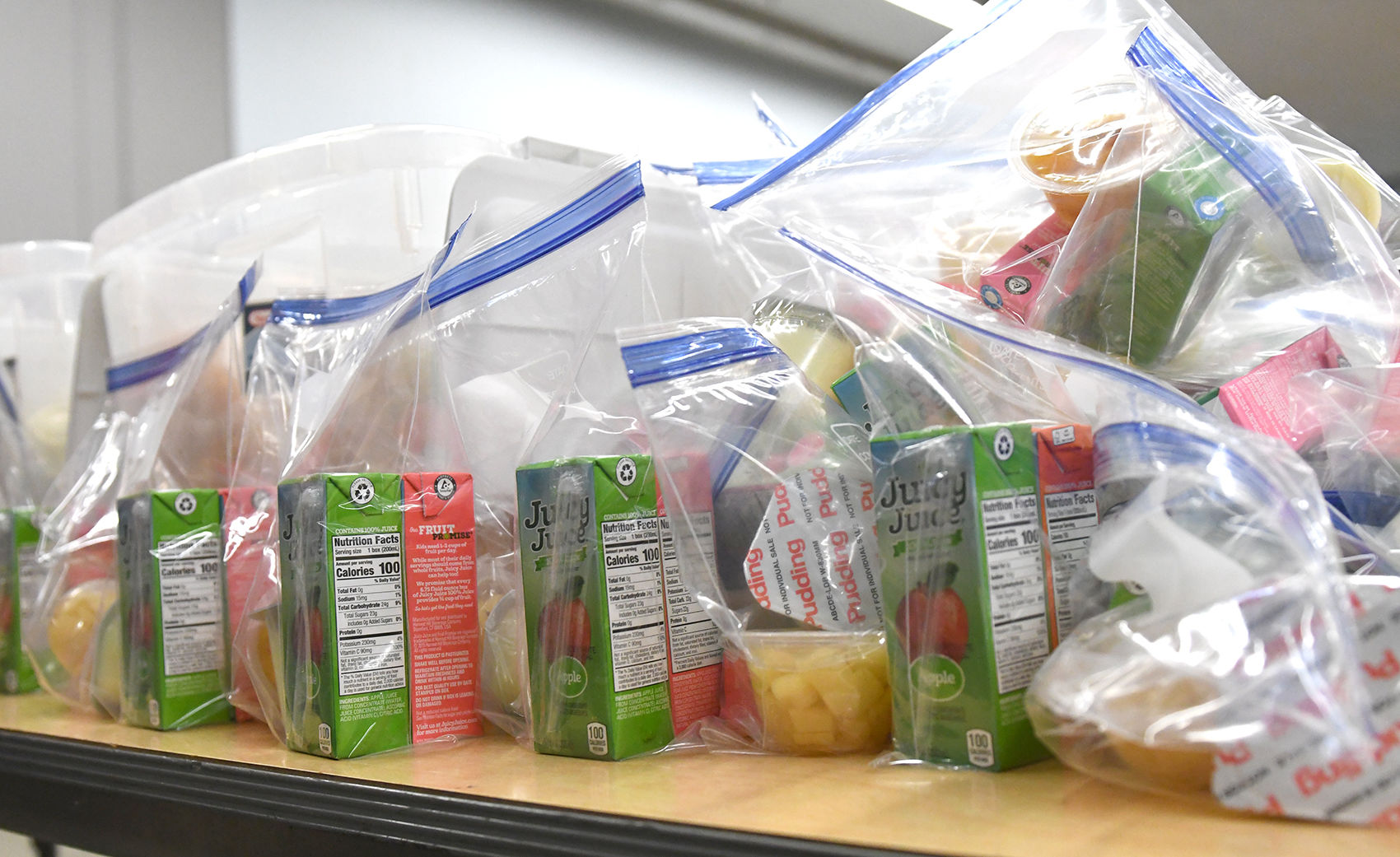 Sioux Center Sack Pack Program lunches made